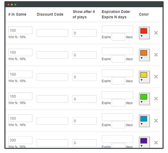 Coupon Maker Control