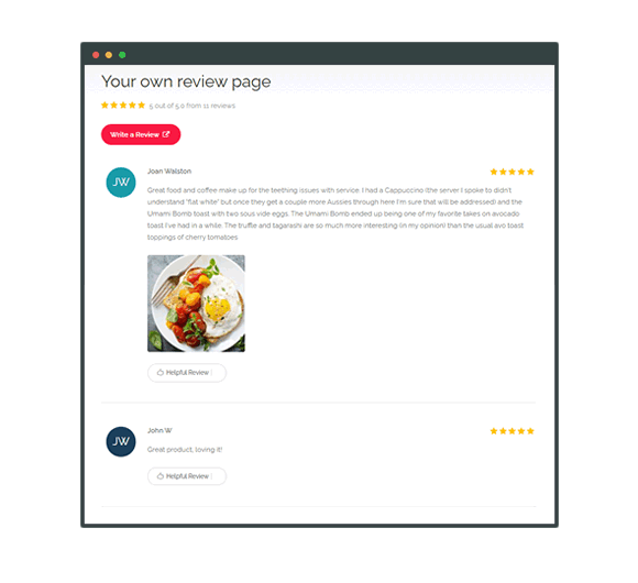 customer reviews